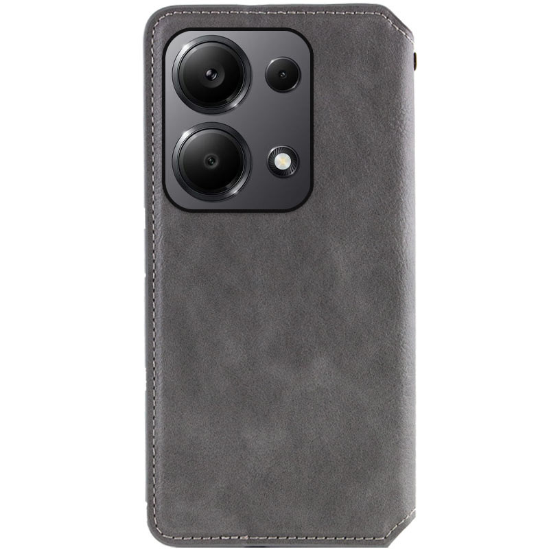 Кожаный чехол-книжка GETMAN Cubic (PU) для Xiaomi Redmi Note 13 Pro 4G / Poco M6 Pro 4G Херсон - изображение 3