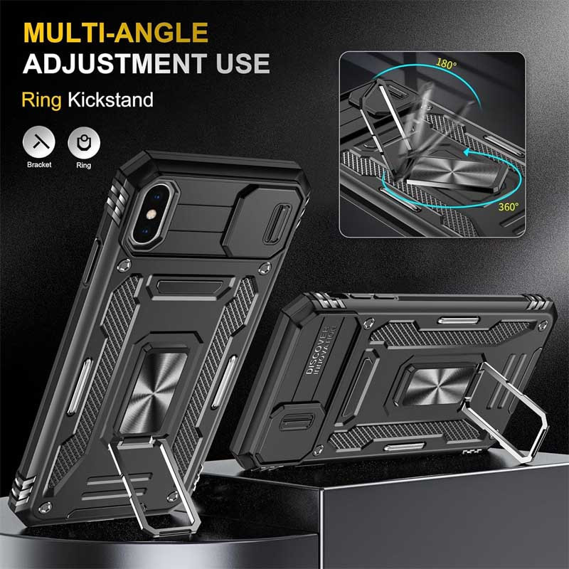 Ударопрочный чехол Camshield Army Ring для Apple iPhone XS Max (6.5") Херсон - изображение 10