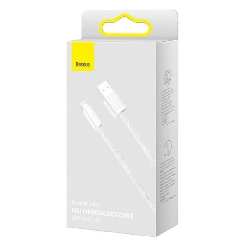 Уценка Дата кабель Baseus Dynamic Series USB to Lightning 2.4A (1m) (CALD000402) Херсон - изображение 3