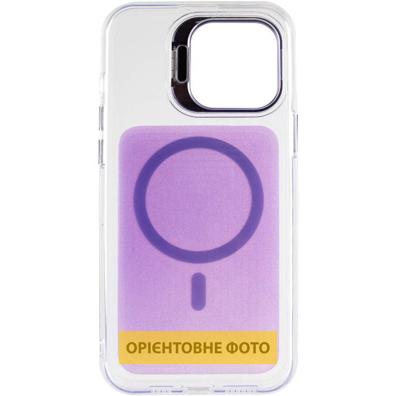 Чехол TPU+PC Jewel Sparkle with Magnetic Fit для Apple iPhone 15 (6.1") Херсон - зображення 3
