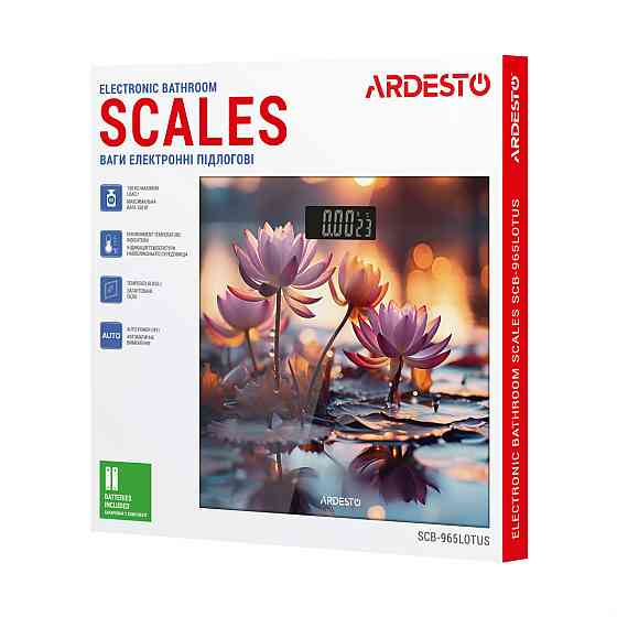 Весы напольные электронные Ardesto LOTUS SCB-965LOTUS 150 кг Київ