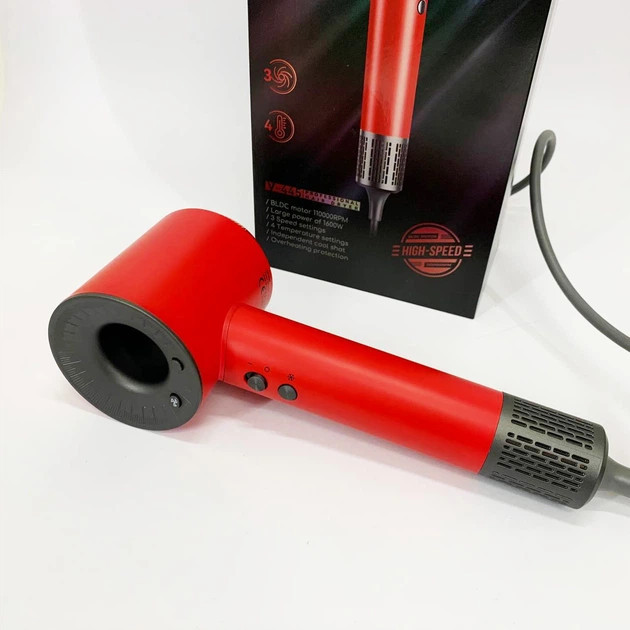 Фен VGR V-445 RED 1600 Вт красный Київ - зображення 8