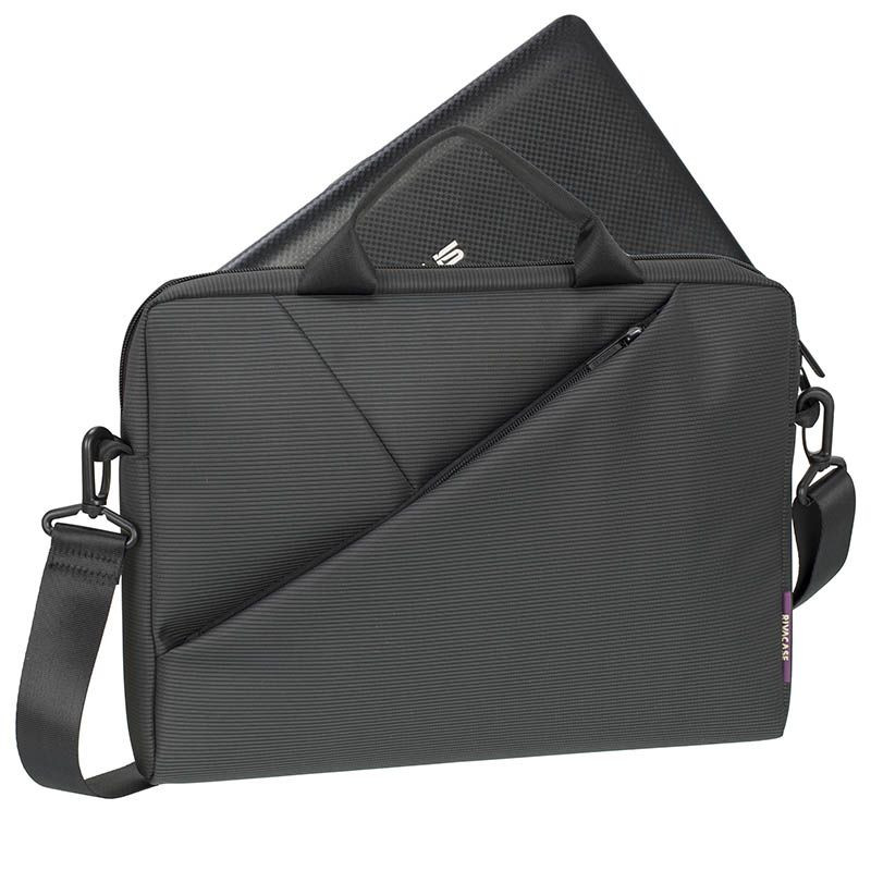 Cумка для ноутбука Rivacase 13.3" 8720(Grey) серая Київ - зображення 2