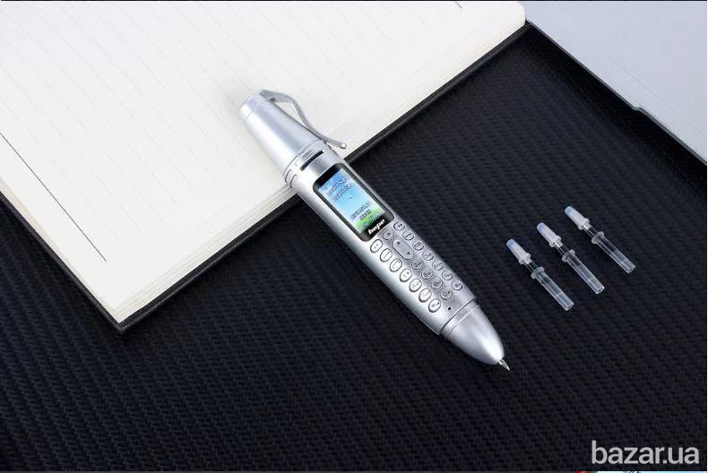 Ручка мобильный телефон портативный с камерой 0.08 MP и Bluetooth AK 007 (Серый) Киев - изображение 8