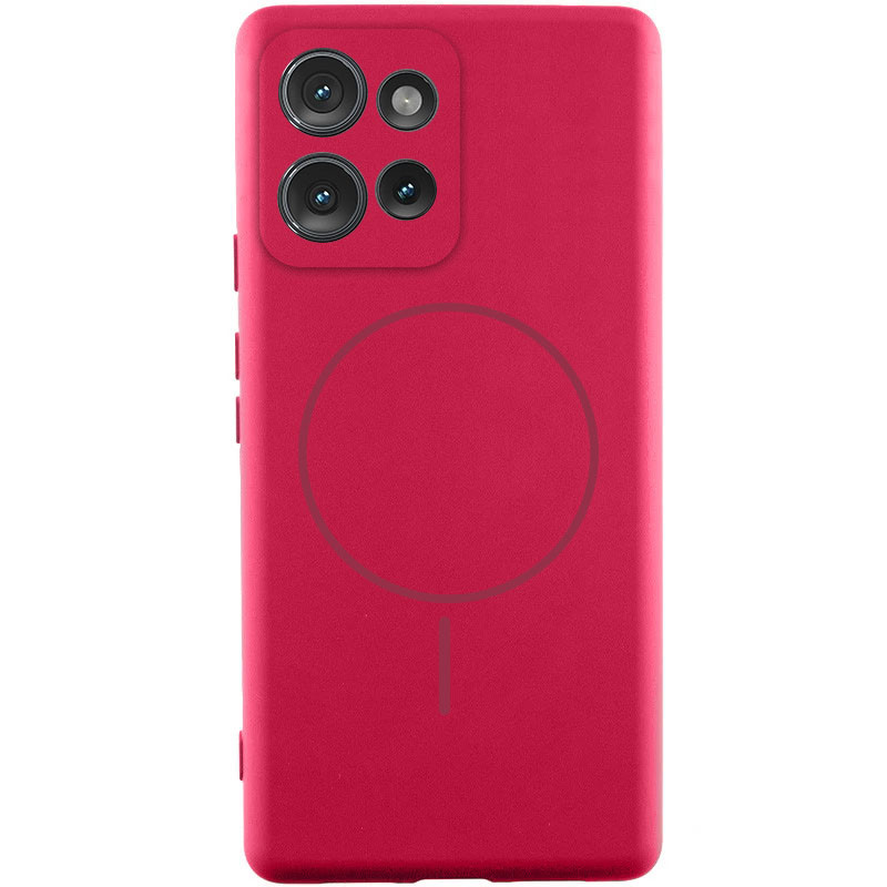 Чехол Silicone Cover Lakshmi Full Camera (AA) with MagFit для Motorola Moto G75 5G Херсон - зображення 1