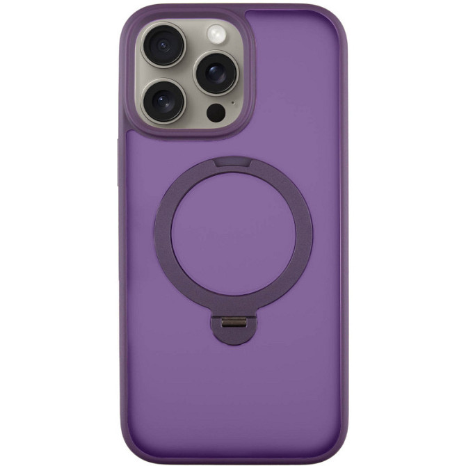 TPU+PC чехол Metal Buttons with MagSafe Colorful HQ Ring для Apple iPhone 14 Pro (6.1") Херсон - изображение 8