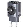 Уценка СЗУ Usams US-CC293 T67 Multifunctional iWatch Charger 20W (1USB-A/1C) Херсон