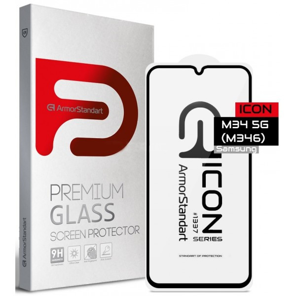 Захисне скло ArmorStandart для Samsung M34 5G M346 Black (Код товару:33378) Харьков - изображение 2