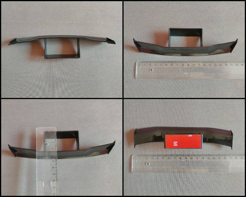 Мини Спойлер на авто Чёрный усиленный скотч Киев - изображение 4