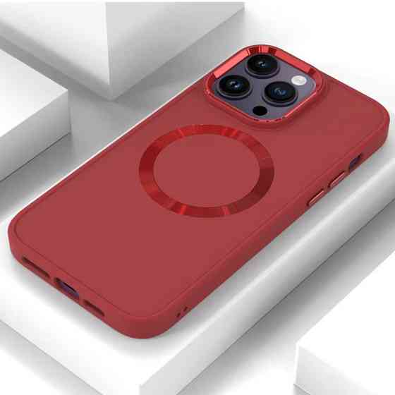 TPU чехол Bonbon Metal Style with MagSafe для Apple iPhone 16 Pro (6.3") Херсон