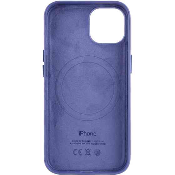 Кожаный чехол Leather Case (AA Plus) with Magnetic Fit для Apple iPhone 14 (6.1") Херсон