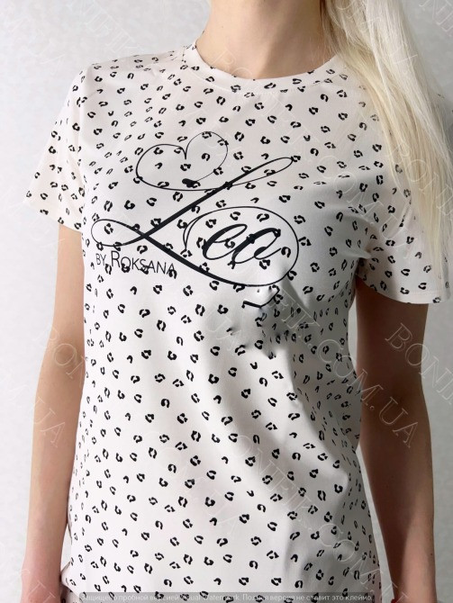 Домашняя сорочка с коротким рукавом и принтом "Leo" (16171) (арт. 1761) Кривий Ріг - зображення 2