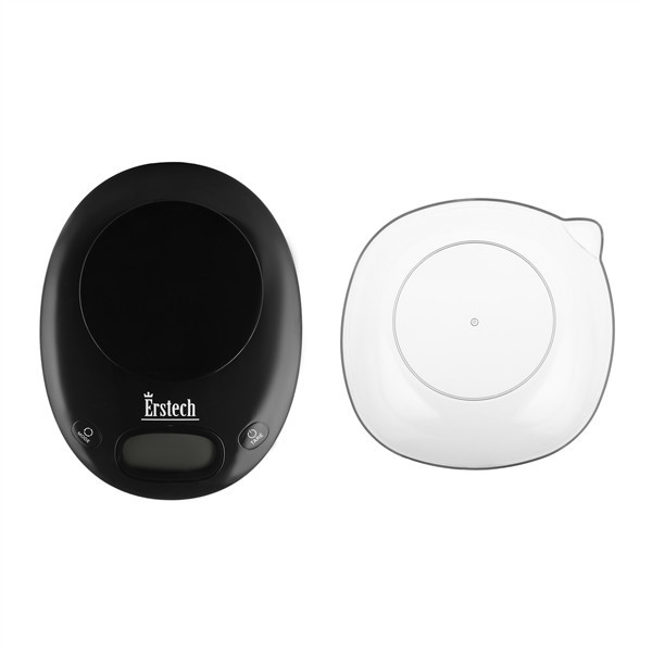 Весы кухонные ErsteСh EKS-5181-BlaСk 5 кг черные Киев - изображение 3