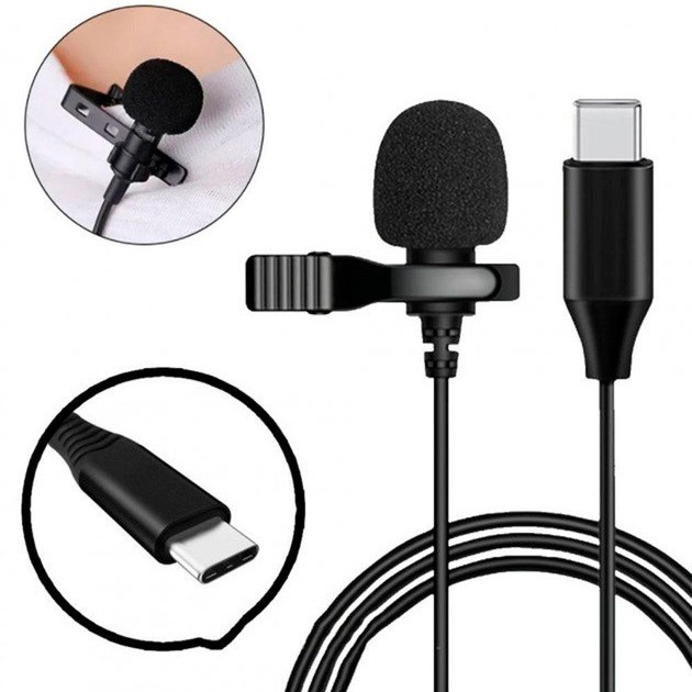 Петличний міні-мікрофон DM TYPE-C MK-3 Львов - изображение 1
