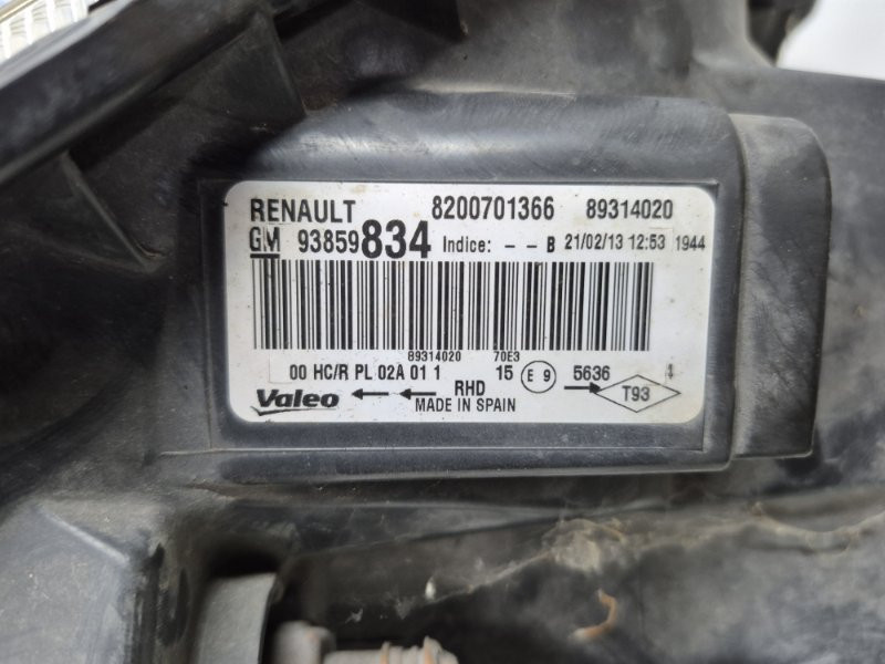 Фара правая Renault Trafic 2001-2014 8200701366 (Арт. 80805) Киев - изображение 7