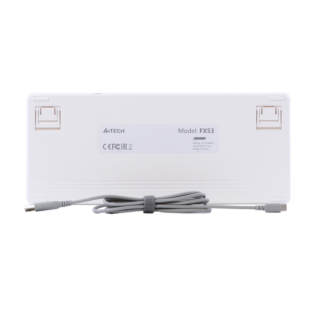 Клавиатура компьютерная проводная A4Tech Fstyler FX53(White) белая Київ - зображення 4