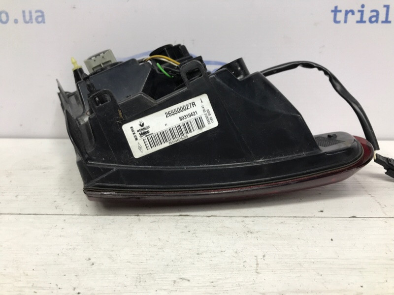 Фонарь задний внутренний правый Renault Megane 2009-2016 265500027R (Арт. 53735) Київ - зображення 7