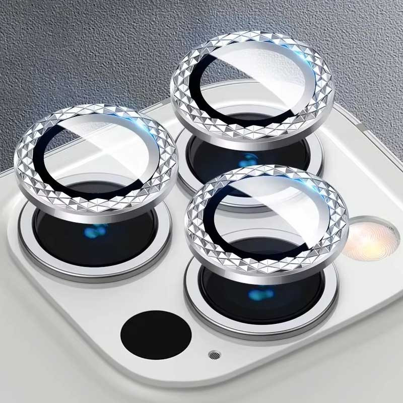 Защитное стекло Metal Shine на камеру (в упак.) для Apple iPhone 14 Pro (6.1") / 14 Pro Max (6.7") Херсон - изображение 3