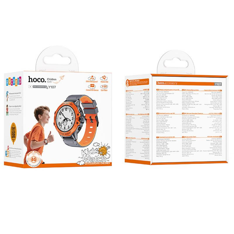 Детские cмарт-часы Hoco Y107 4G with call function Херсон - зображення 2