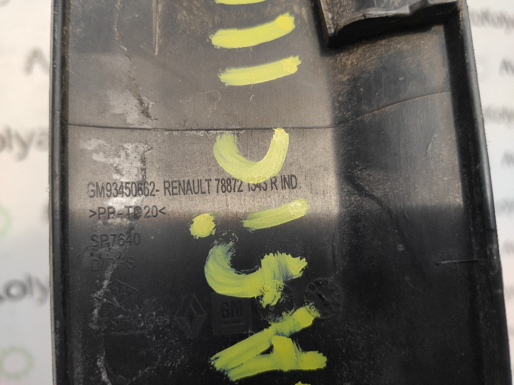 Накладка боковой двери правая Renault Trafic III 2014-2021 (788721343R) Ковель - зображення 3