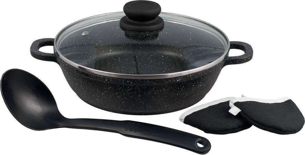 Сотейник 24 см Rainstahl RS-5800-24-black Київ - зображення 1