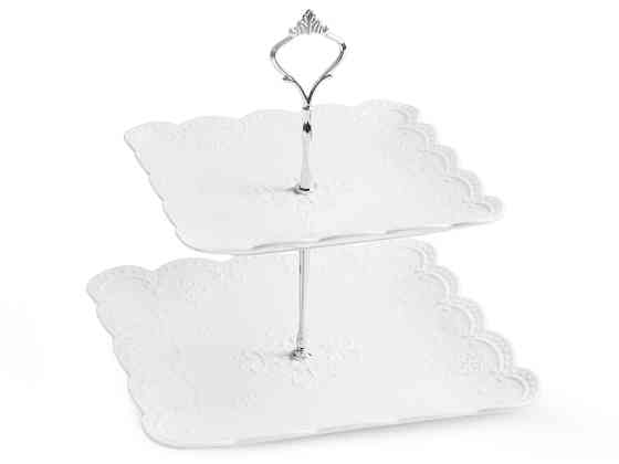 Блюдо 2-х ярусне Lefard 945-017 біла Київ