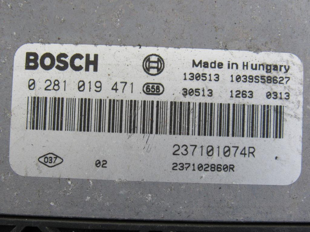 Блок управления двигателем Renault Megane III 1.6 dci 2009-2016 (0281019471) Ковель - изображение 2