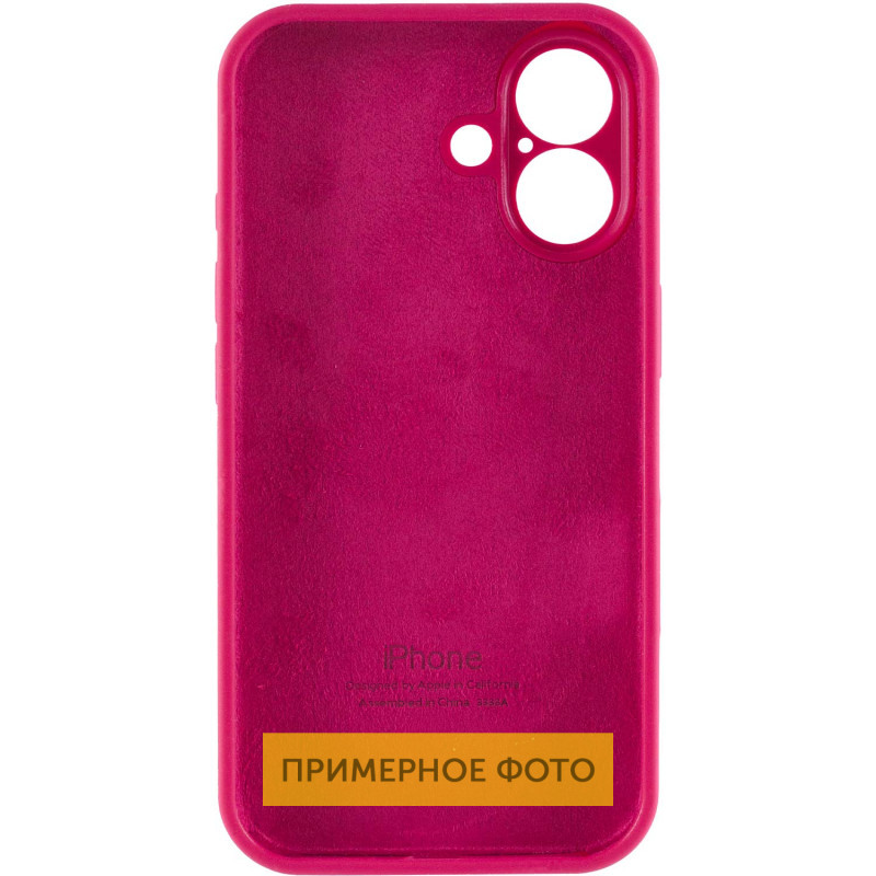 Чехол Silicone Case Full Camera Protective (AA) для Apple iPhone 16 (6.1") Херсон - зображення 6