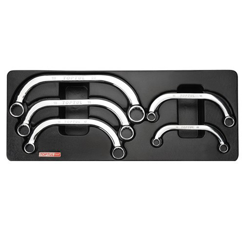 Набор накидных ключей С-образных 10-22мм 5ед. (в ложементе) TOPTUL GAAT0504 Харьков - изображение 1