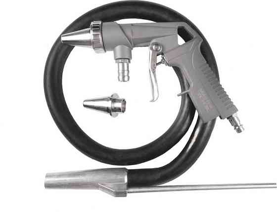 Пневмопистолет пескоструйный MASTERTOOL Ø 6мм с шлангом 320-420 л/мин 10 бар 81-8706 Харків