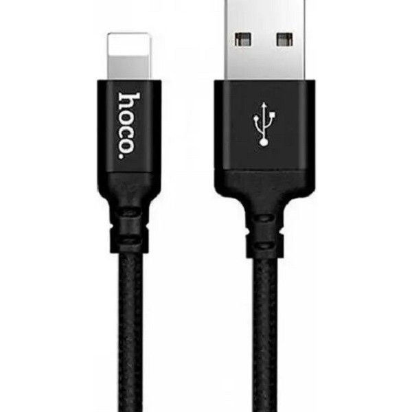 Кабель Hoco X14 Double speed PD Type-C to Lightning 3m Black Харків - зображення 3