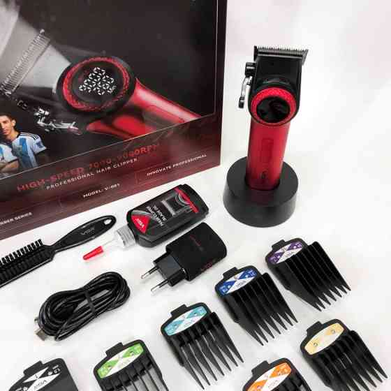 Машинка для стрижки аккумуляторная VGR V-001 RED 10 Вт красная Киев