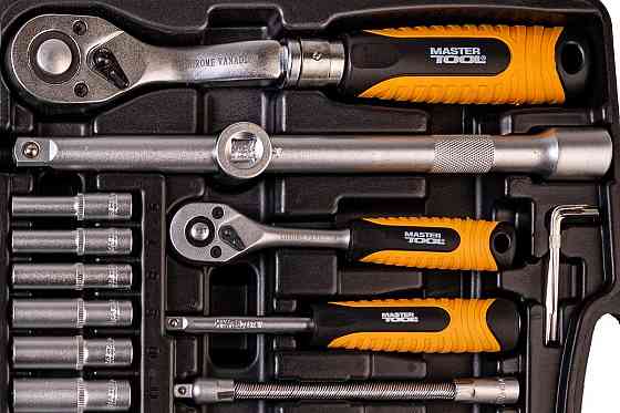 Набор инструментов MASTERTOOL PROFI ¼"&½" 111 шт 4-14 мм 10-32 мм CrV50BV30 телескопическая трещотка Харків
