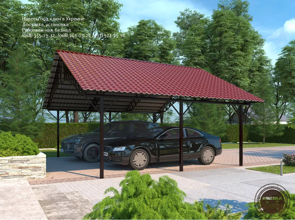 Будь-які види навісів з полікарбонату, профнастилу та металочерепиці. Кривой Рог - изображение 3