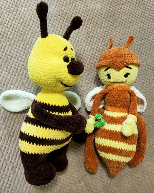 Іграшка Бджілка м'яка дитяча в'язана ручна робота подарунок Нововолынск - изображение 5