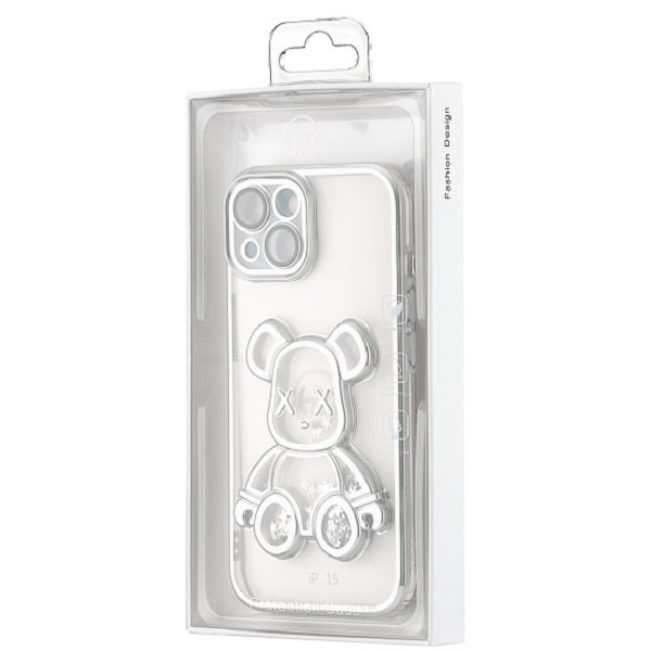 Чохол Shining Bear Case для iPhone 15 Silver (Код товару:39363) Харків - зображення 3