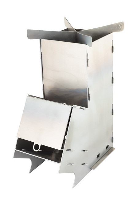 Печь туристическая ГОСПОДАР РАКЕТА складная 375х140х285 мм 92-0363 Харків - зображення 1