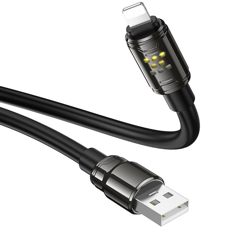 Дата кабель Hoco U143 Joy USB to Lightning 2.4A (1.2m) Херсон - изображение 5