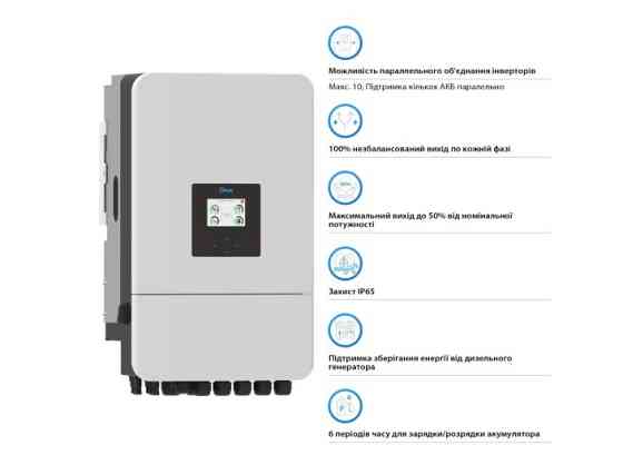 Інвертор Deye SUN-20K-SG05LP3-EU-SM2 20 кВт Wi-Fi. В наявності в Києві Киев