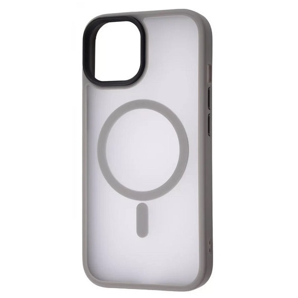 Чохол WAVE Matte Insane Case with Magnetic Ring для iPhone 15 Pro Max Gray Харків - зображення 1
