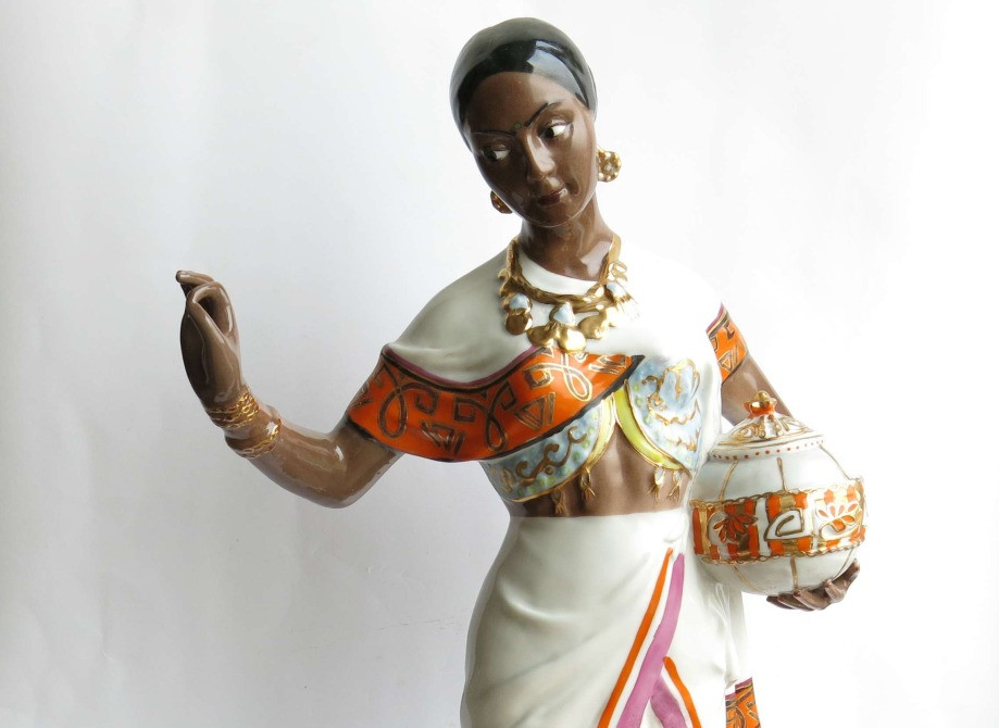 Реставрация фарфора и керамики «танцующая индианка» восстановление разбитых статуэток Київ - зображення 1