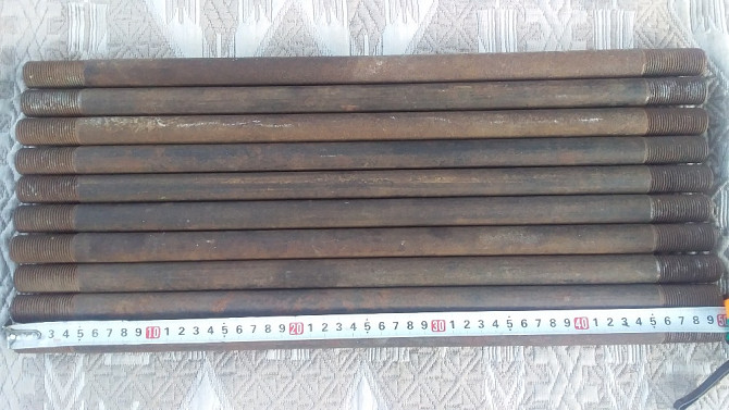 Труби з різьбою та гайками.Півдюймові 1/2". Лисянка - зображення 5