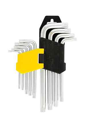 Ключи TORX MASTERTOOL CrV Т10/Т50 55/133 мм набор 9 шт 75-0960 Харьков