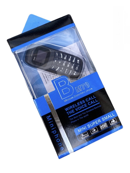 Мини Мобильный Телефон 8 70 гарнитура 2 - Карты Синий Київ - зображення 5