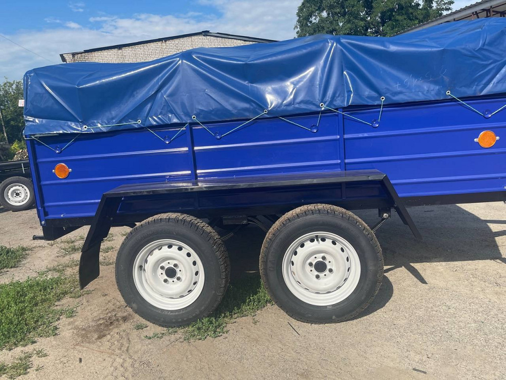 Новий двовісний причіп посилений Дніпро 300х1500х500 Рені - зображення 4
