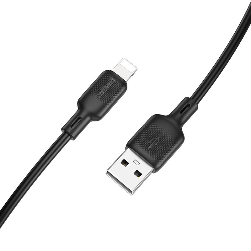 Дата кабель Borofone BX113 Lenny USB to Lightning 2.4A (2m) Херсон - изображение 4