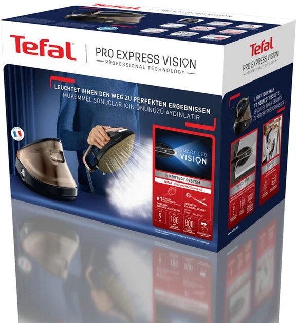 Утюг с парогенератором Tefal PRO EXPRESS VISION GV9823E1 3000 Вт черный Киев - изображение 2