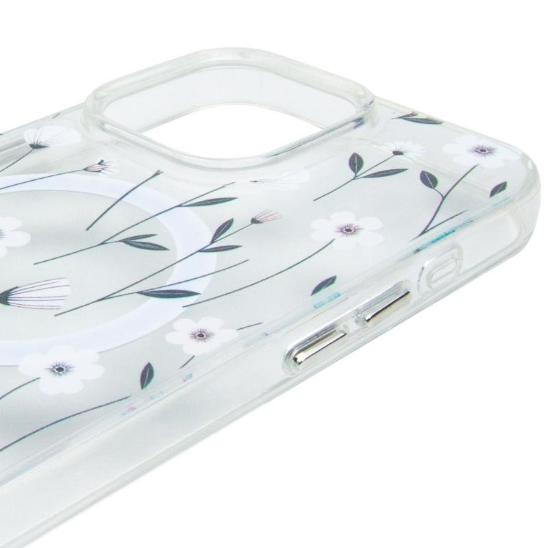 TPU+PC чехол Clear Garden with MagSafe для Apple iPhone 16 Pro Max (6.9") Херсон - изображение 4