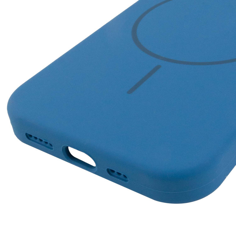 Чехол Silicone Case Full Protective (AA) NO LOGO with MagSafe для Apple iPhone 15 (6.1") Херсон - изображение 5