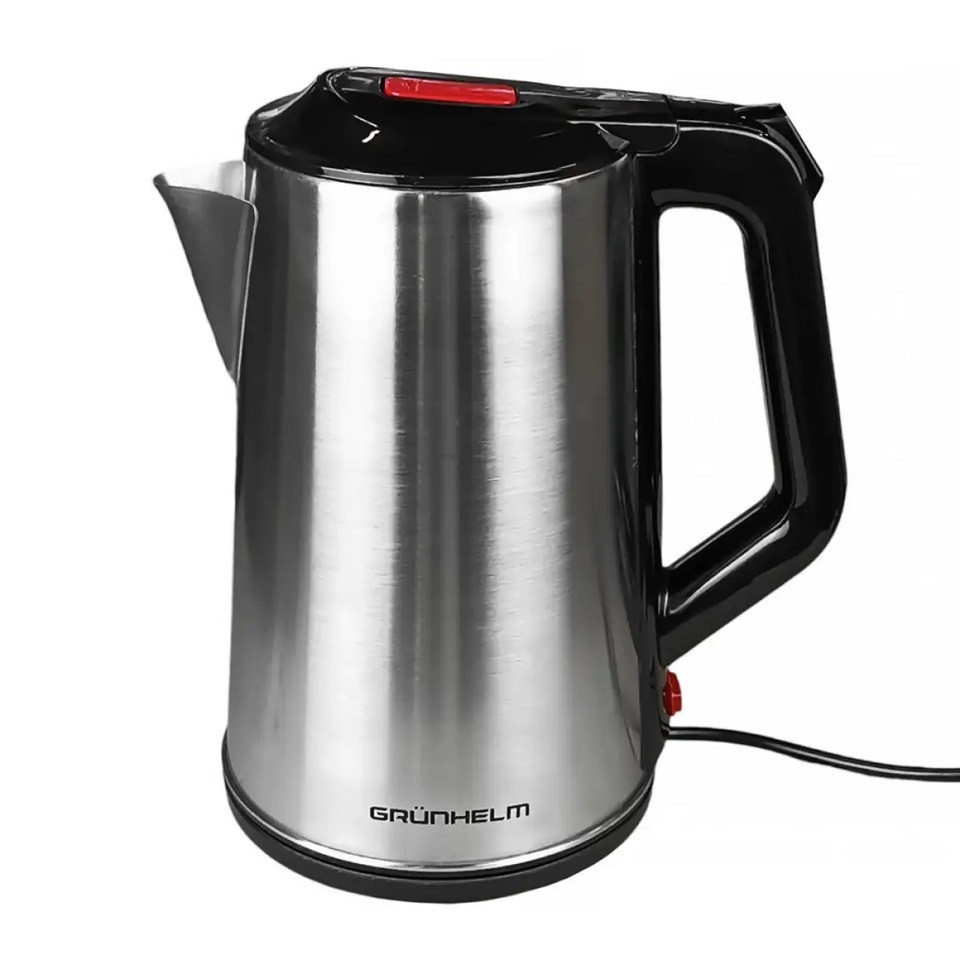 Электрочайник Grunhelm EKS-1926S 2.3 л серебристый Київ - зображення 1